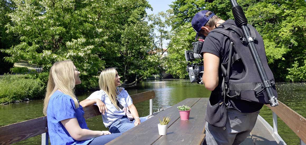 Pause bei einer Flossfahrt auf der Oker